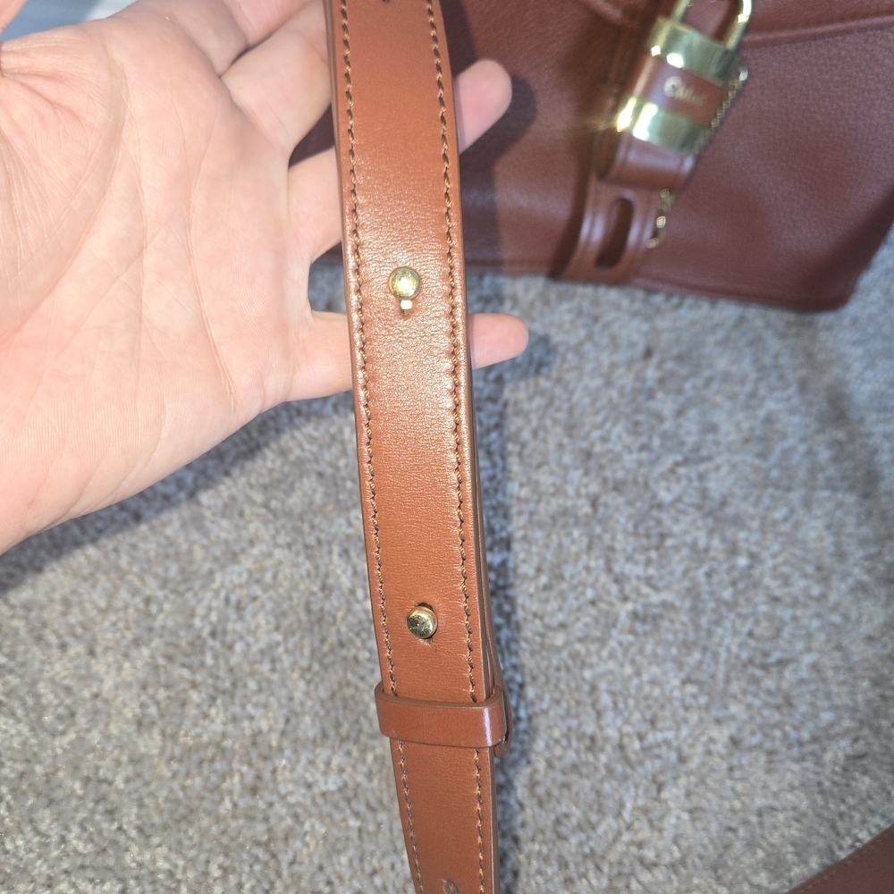 Chloé Aby Medium Leather Bag – Brown EUC - Picture 10 of 17